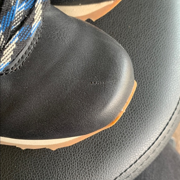 Merrell Black Hiking Boots with Blue Accents‎ Women’s Size 7 - Picture 5 of 6